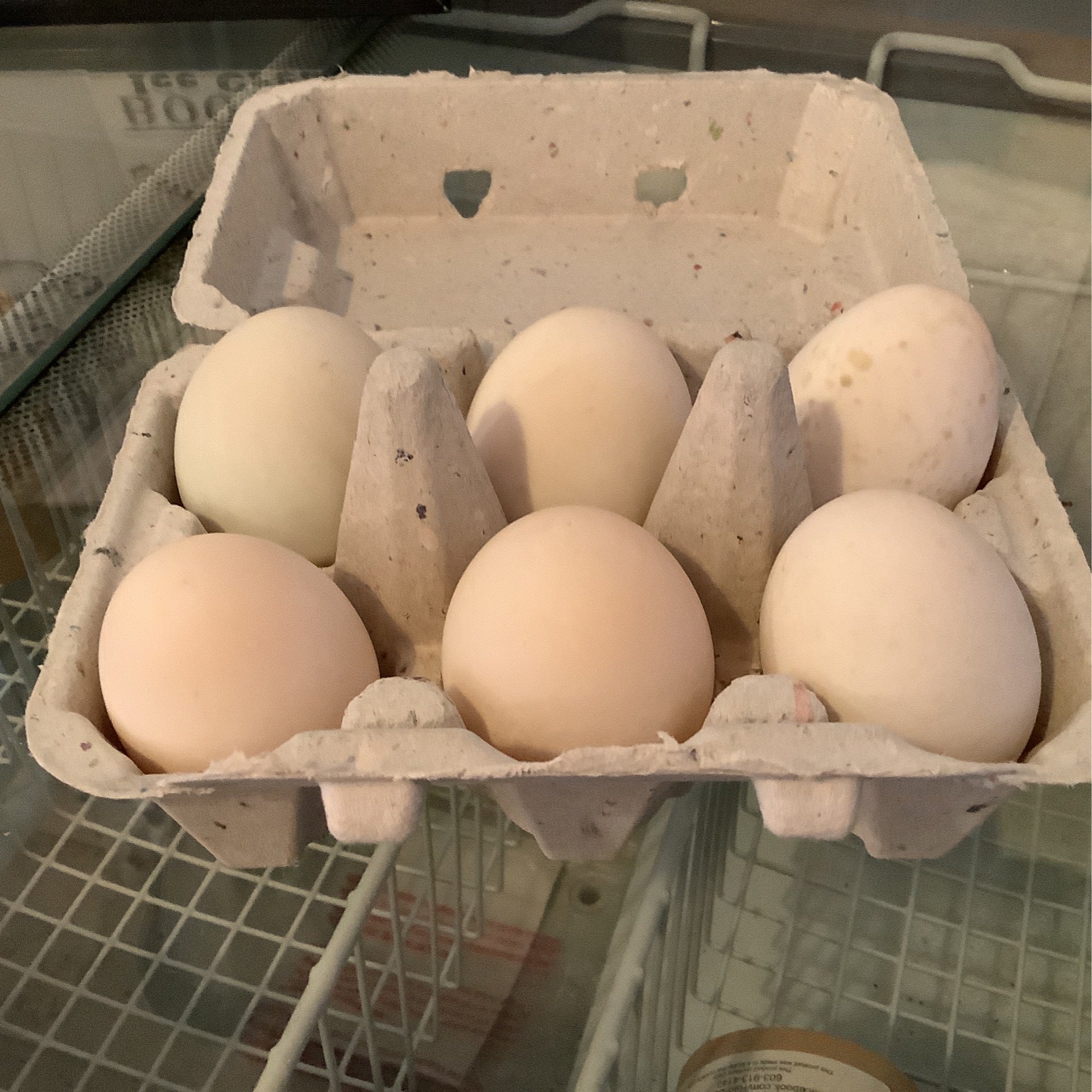 The Egg Carton - 1/2 Dozen Duck Eggs